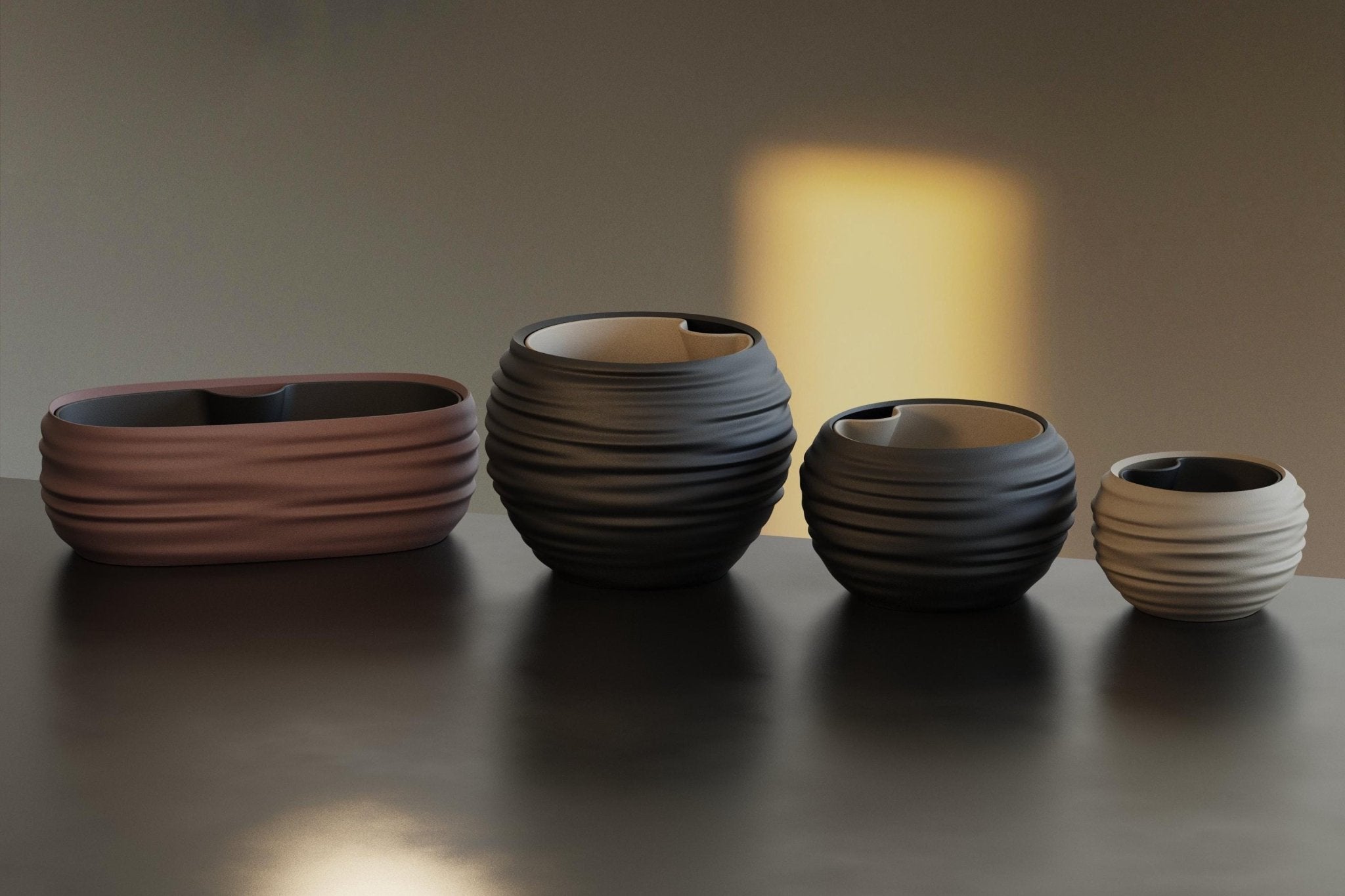 Komorebi Planter - Stylish Indoor Plant Pot - Haven Prints